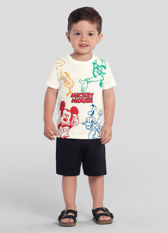 Remera Mickey Mouse Blanca