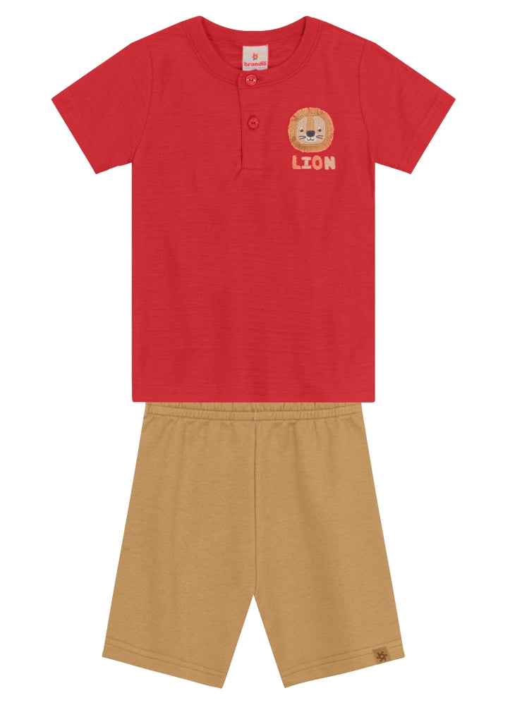 Conjunto Leon Rojo