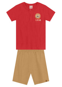 Conjunto Leon Rojo