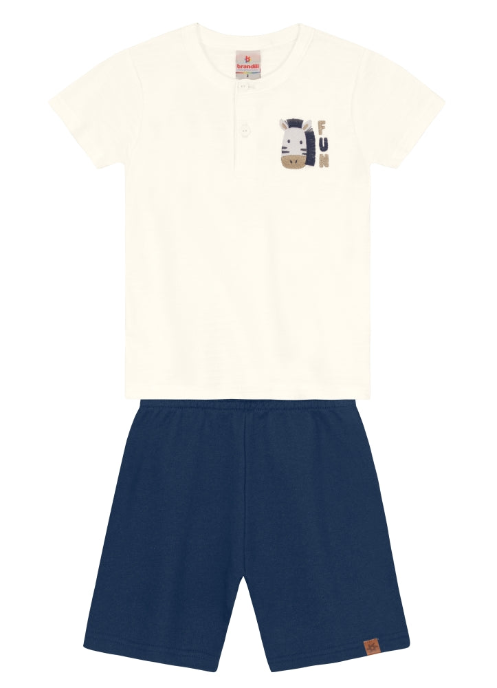 Conjunto Cebra Azul