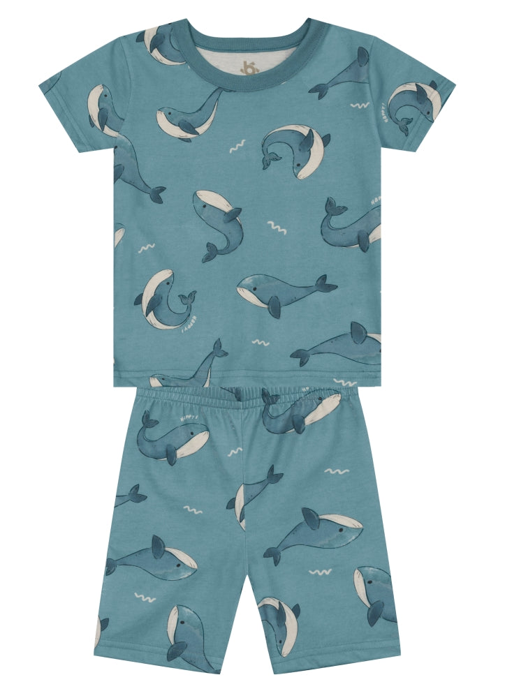Pijama Ballena celeste