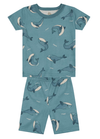 Pijama Ballena celeste