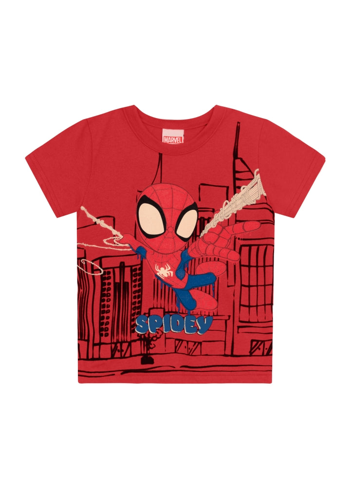 Remera Spidey brilla en la oscuridad