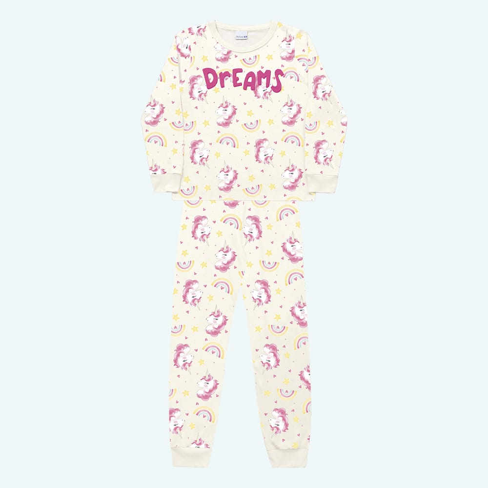 Pijama Unicornio brilla en la oscuridad