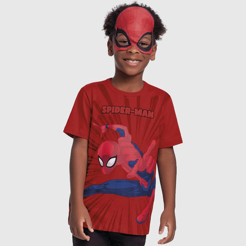 Remera Spiderman Con Mascara