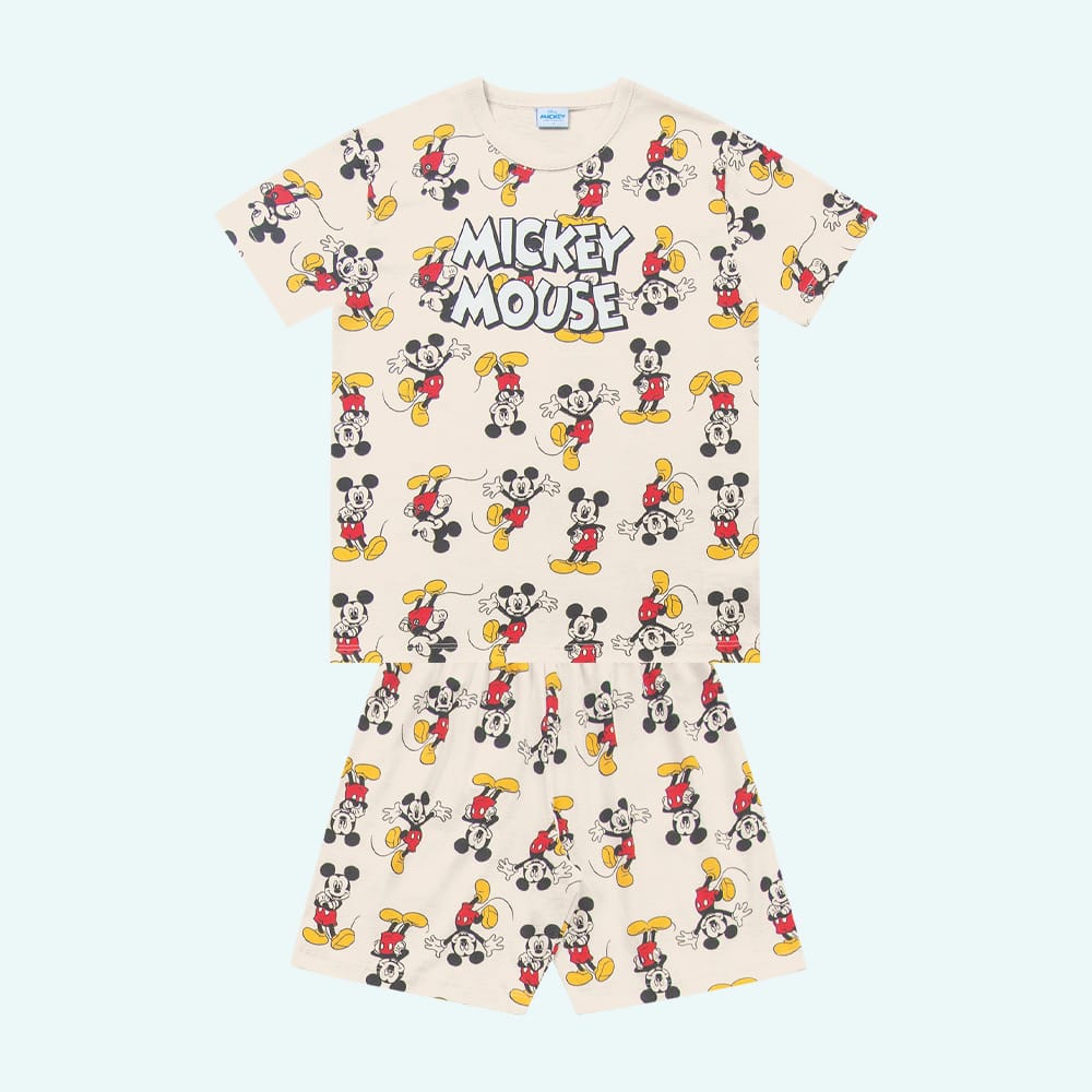 Pijama Mickey Mouse brilla en la oscuridad