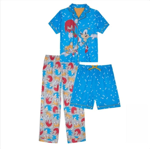 Pijama 3 piezas Sonic
