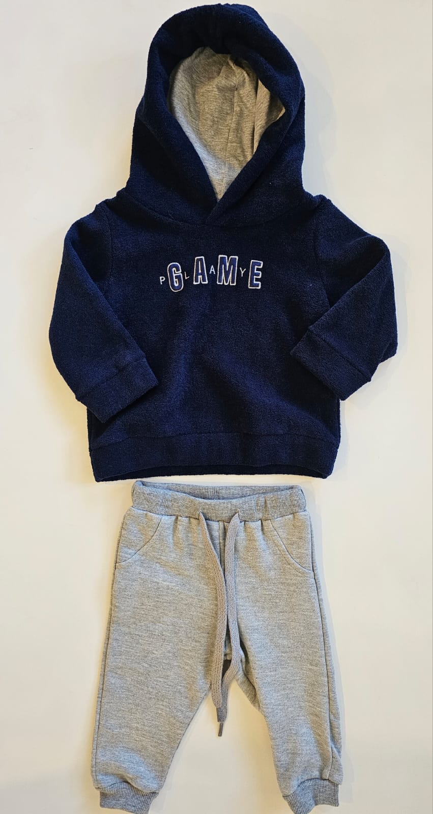 Conjunto Onda Marina Game azul / gris