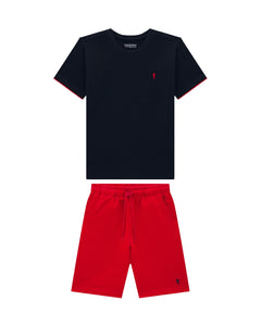 Conjunto Onda Marinha Azul / Rojo