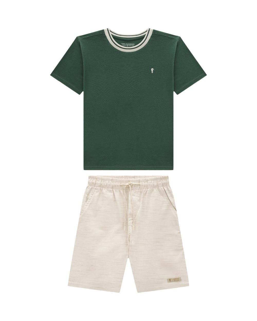 Conjunto Onda Marinha Verde Militar