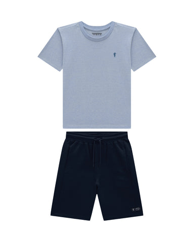 Conjunto Onda Marinha Celeste / Azul