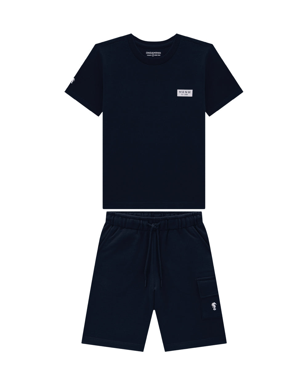 Conjunto Onda Marinha Azul Marino