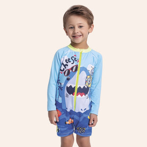 Traje de baño enterito Tiburon