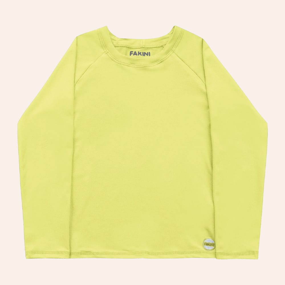 Remera con Proteccion UV amarilla
