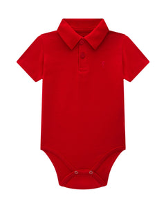 Body Onda Marinha Polo Rojo