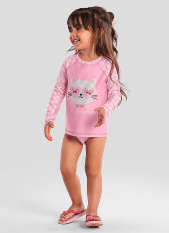 Traje de baño Gatita Rosa