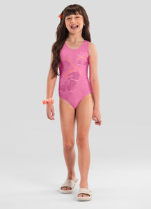 Traje de baño Flor Fucsia