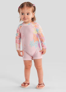 Traje de baño Enterito rosa