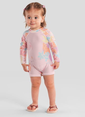 Traje de baño Enterito rosa