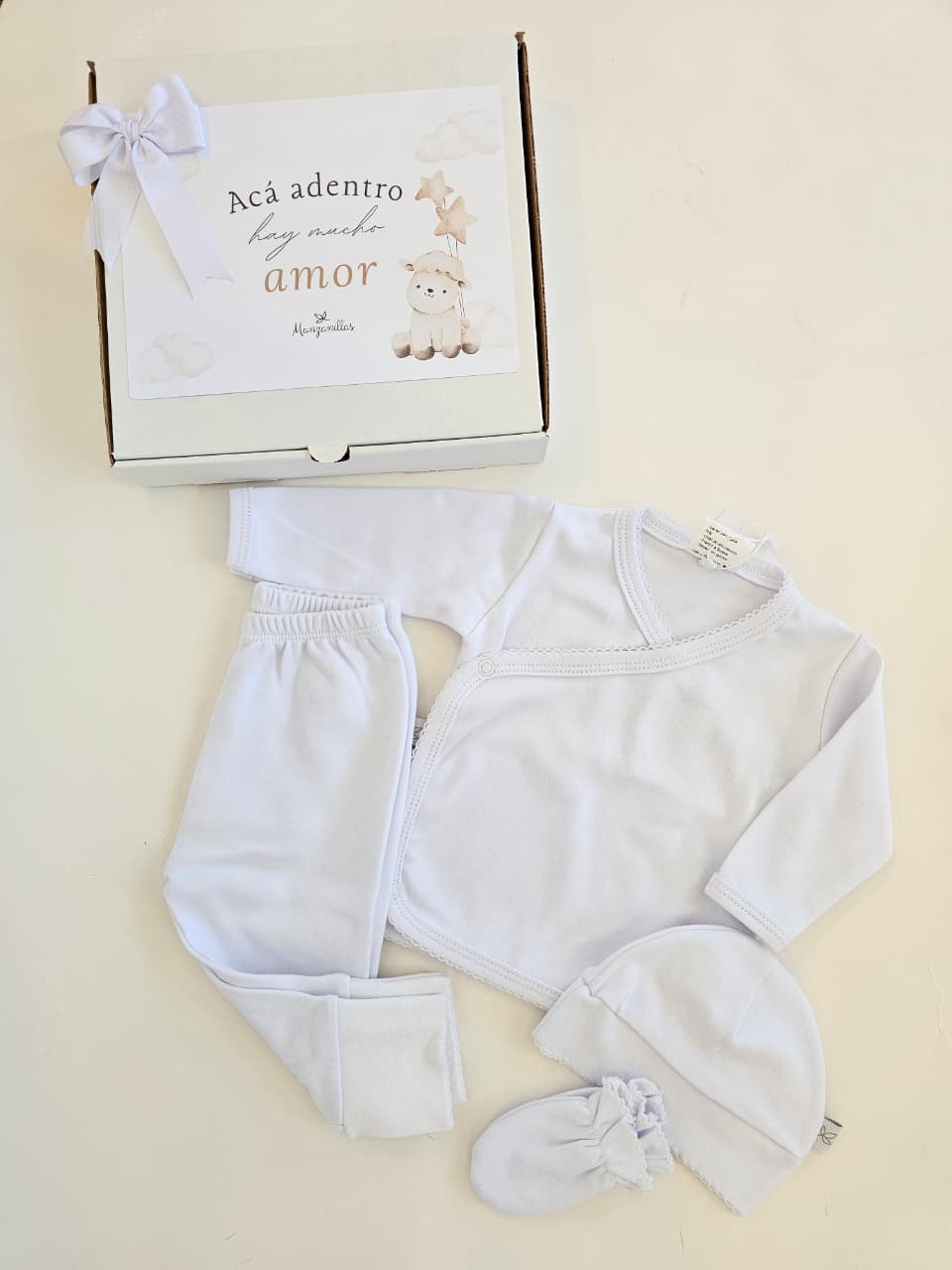 Set 4 Piezas Blanco