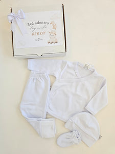 Set 4 Piezas Blanco