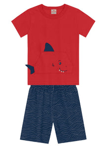 Conjunto Tiburón Rojo