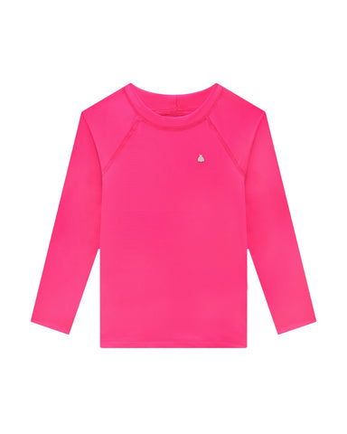 Traje de baño Remera con UV Fucsia