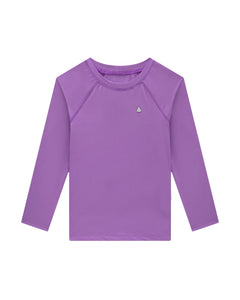 Traje de baño Remera con UV lila