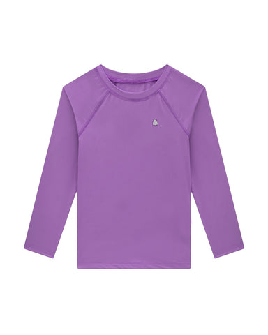Traje de baño Remera con UV lila