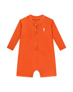 Traje de baño Onda Marinha  Enterito naranja