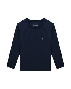 Traje de baño remera M/L con protección UV azul