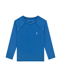 Traje de baño remera M/L con protección UV Azul Francia