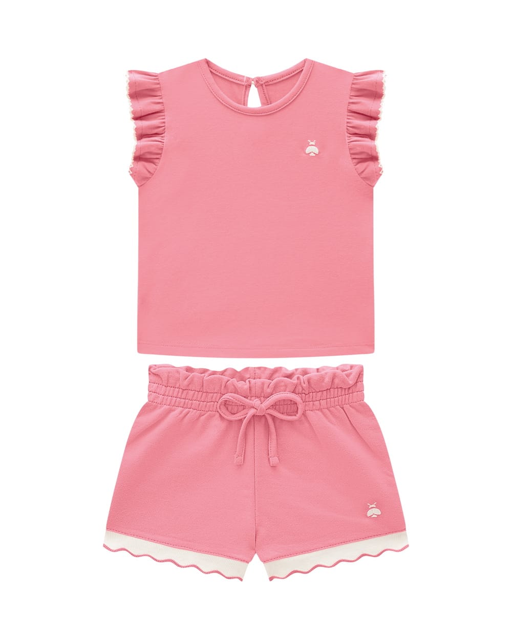 Conjunto Onda Marinha Rosa
