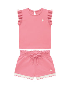 Conjunto Onda Marinha Rosa