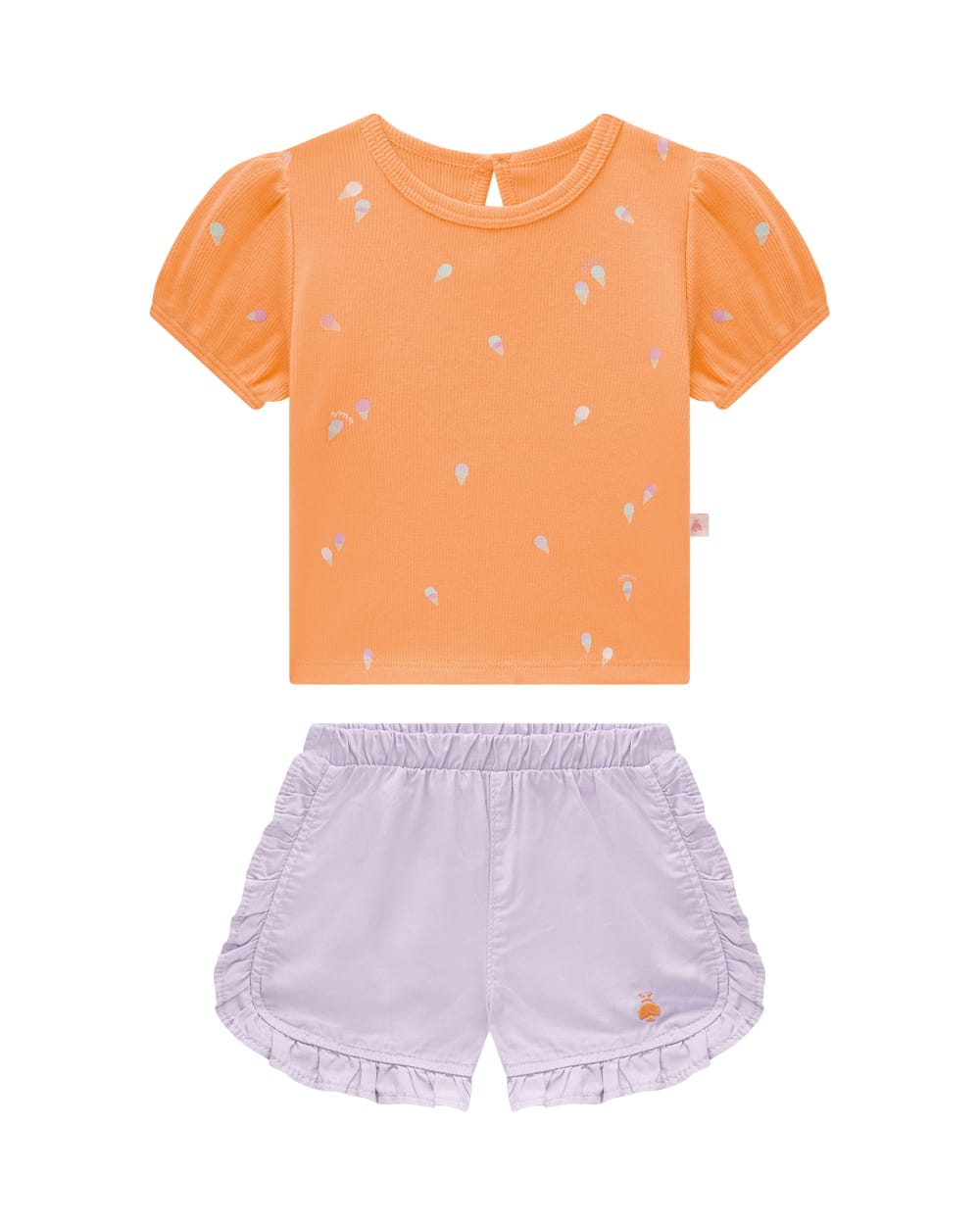 Conjunto Somnii Naranja/lila