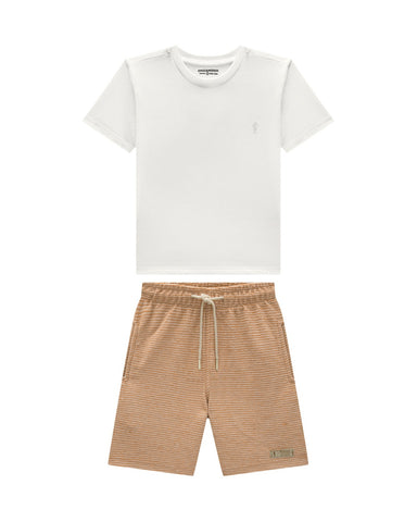 Conjunto Onda Marinha Blanco/Beige