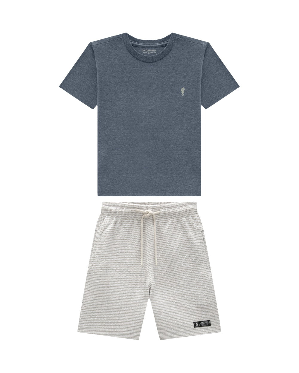 Conjunto Onda Marinha Gris