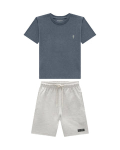 Conjunto Onda Marinha Gris
