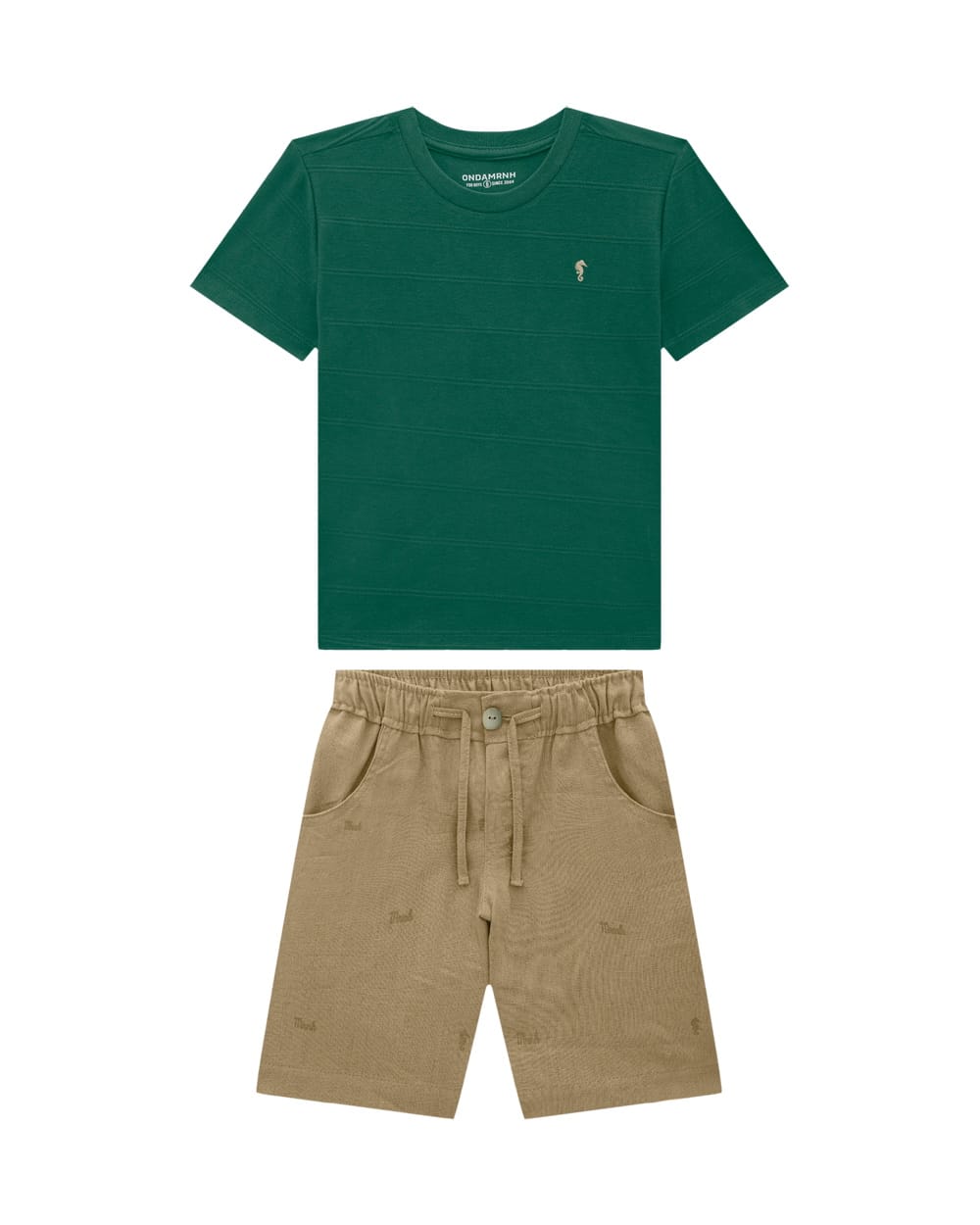 Conjunto Onda Marinha Verde Militar