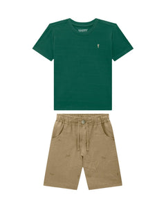 Conjunto Onda Marinha Verde Militar