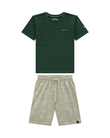 Conjunto Onda Marinha  Verde Olivo