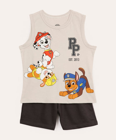 Conjunto Camisilla Nene Paw Patrol