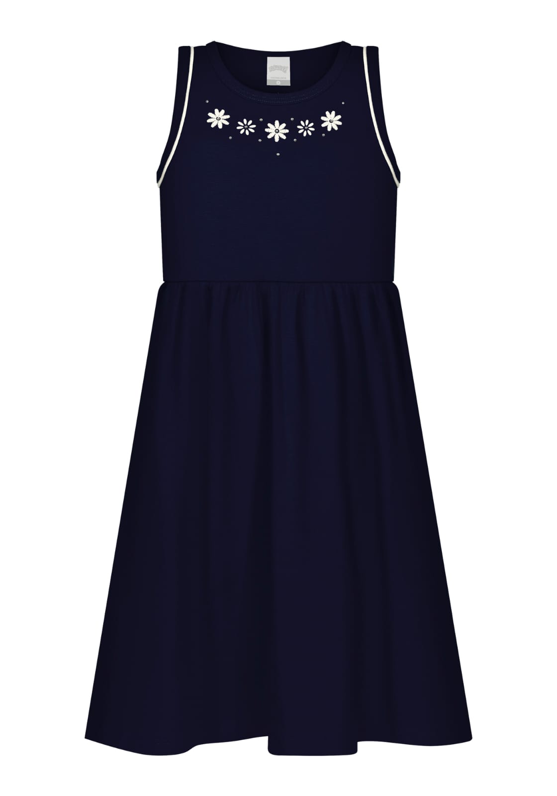 Vestido Azul de Algodón