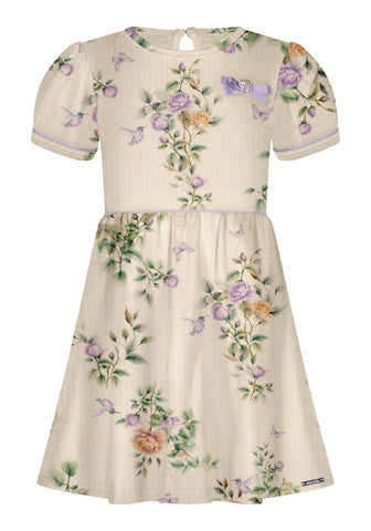 Vestido Flores Lila