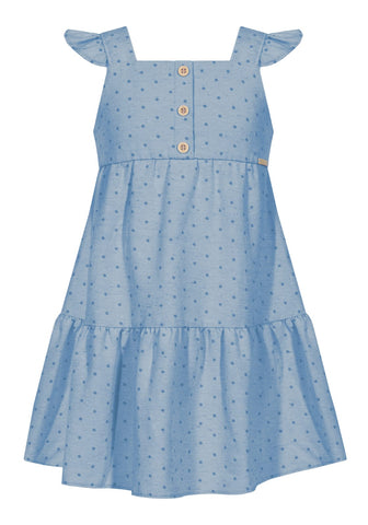 Vestido Celeste motas