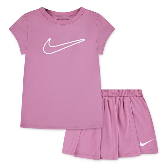 Conjunto Nike Rosa Shorts Pollera