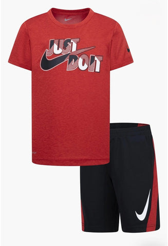 Conjunto Nike Nene Rojo/Negro