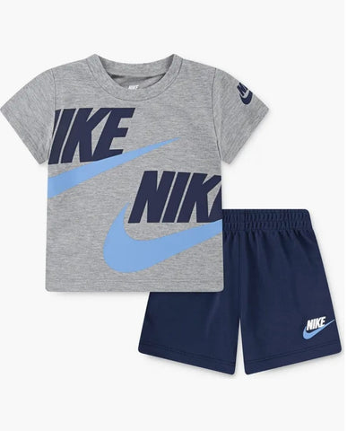Conjunto Nike  Bebe Gris/Azul