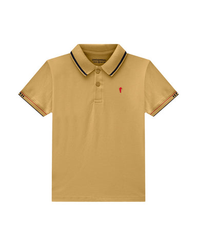 Remera Onda Marinha Tipo Polo Beige