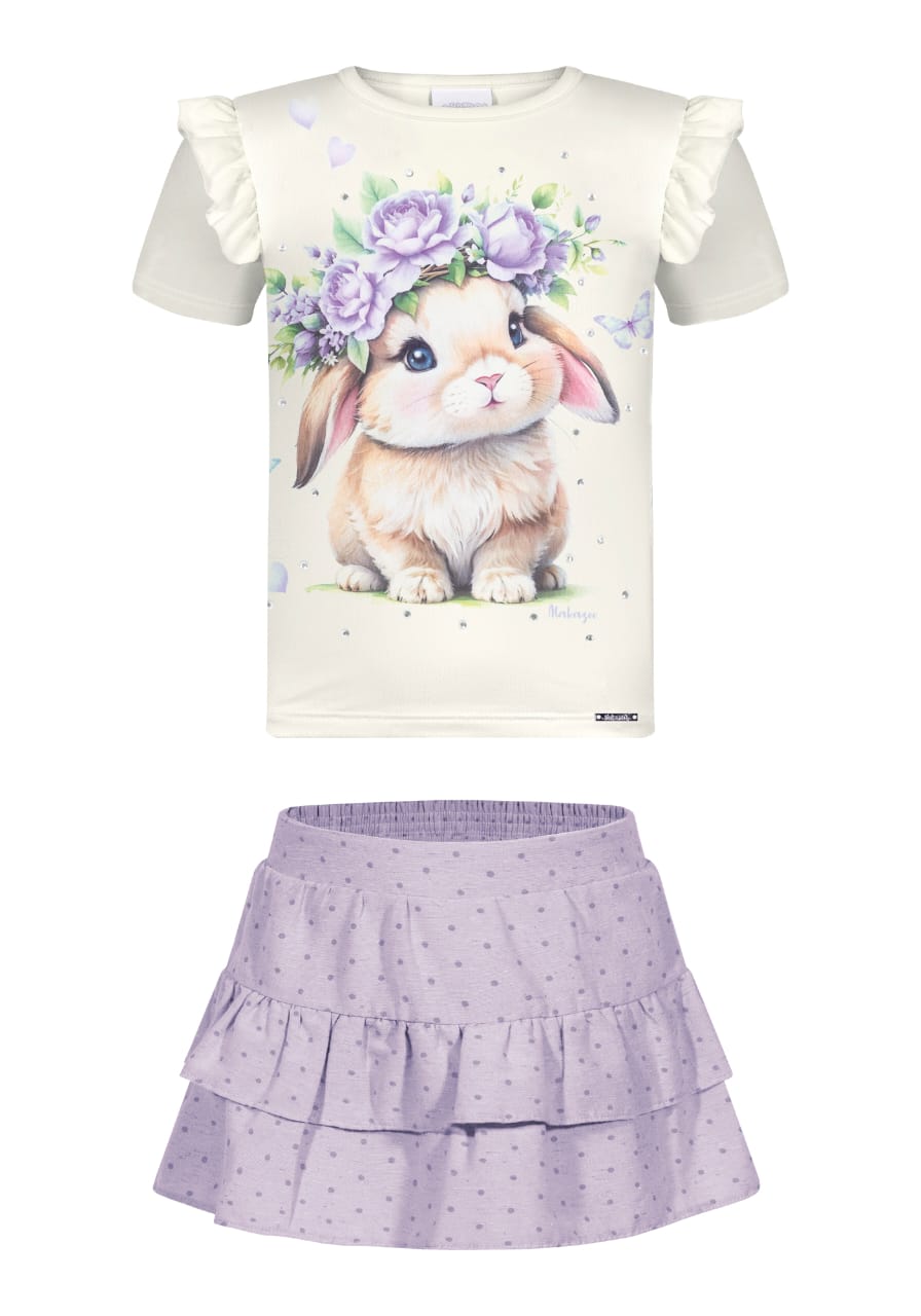 Conjunto Conejita Lila